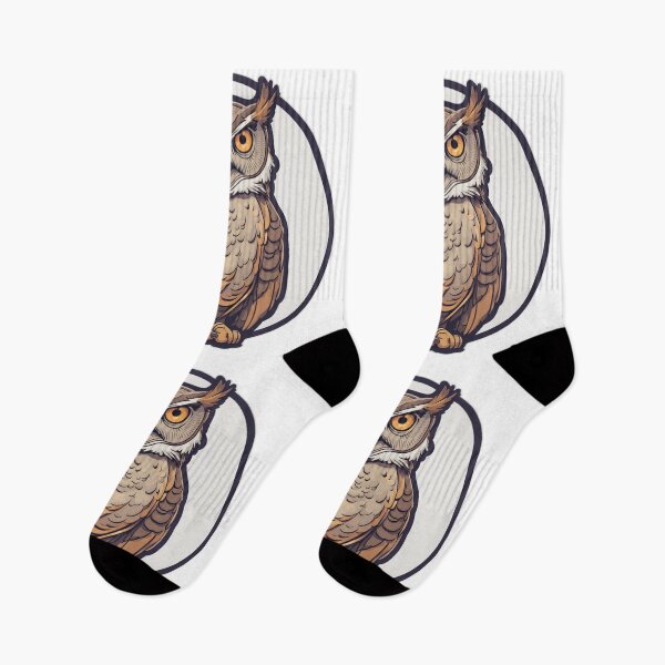Item preview, Brown Horned Owl designed and sold by FamiliarPufferfish.