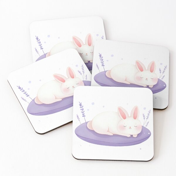 Item preview, Lavender Bunny Nap designed and sold by NovaDraftStudio.