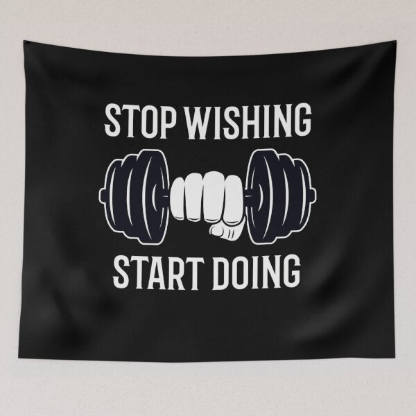 Item preview, Stop Wishing Start Doing designed and sold by teemix.