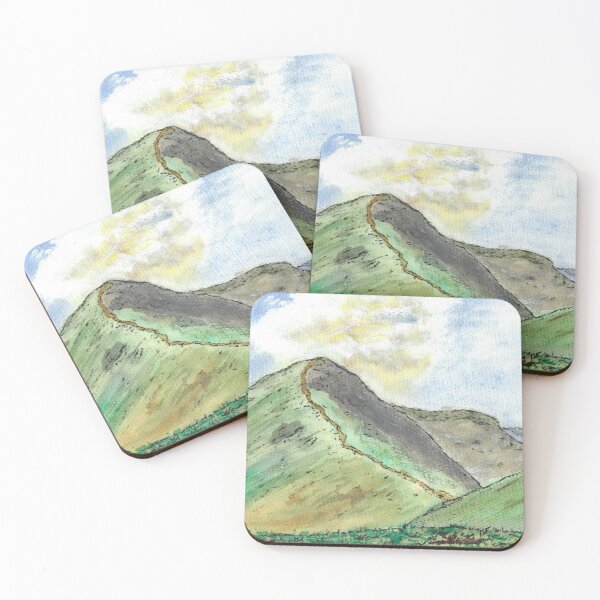 Item preview, Watercolour of Cat Bells in Cumbria designed and sold by iancoppack.