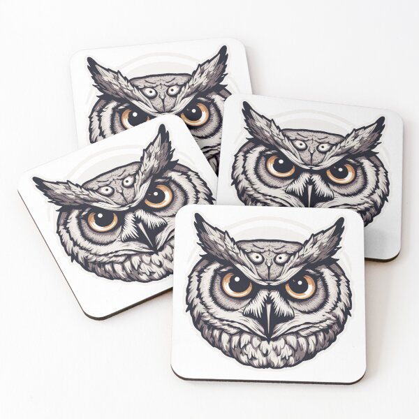 Item preview, Horned Owl Eyes designed and sold by FamiliarPufferfish.