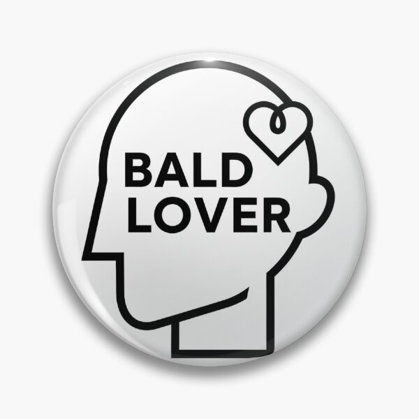 Item preview, Bald Lover Bauhaus Logo | Minimalist Head Heart Design designed and sold by Sitred123.