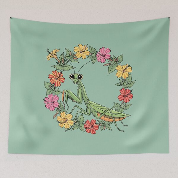 Item preview, Cartoon Style Mantis With Mirabilis designed and sold by taiche.