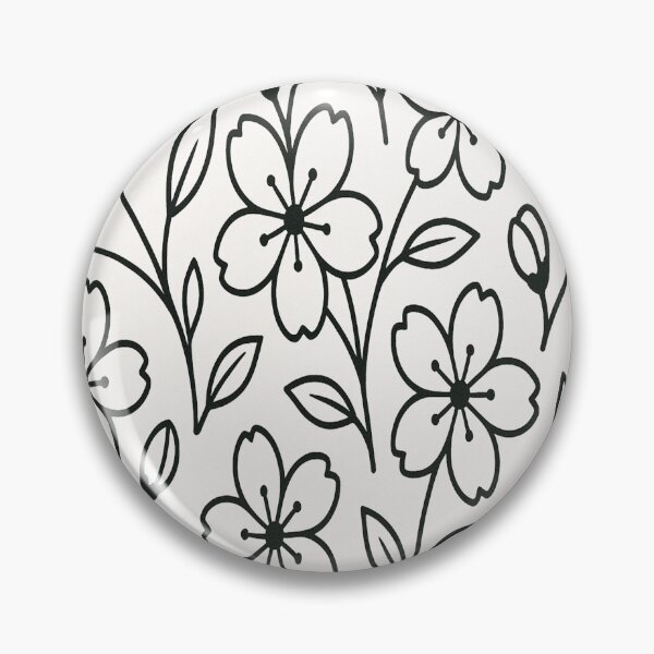 Item preview, Sakura – Black Outline designed and sold by CTRL-DECAY.