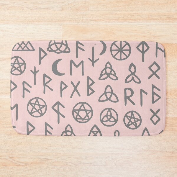 Item preview, Witchy Runes Pink Pattern designed and sold by SassyArtistry.