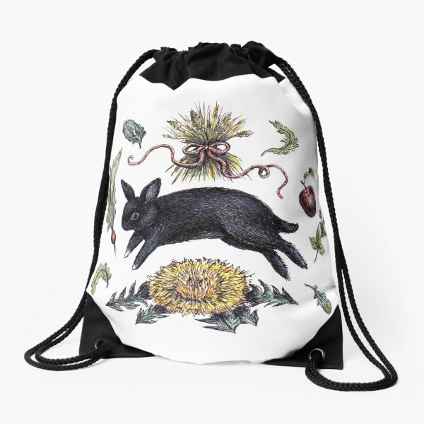 A Little Familiar Drawstring Bag