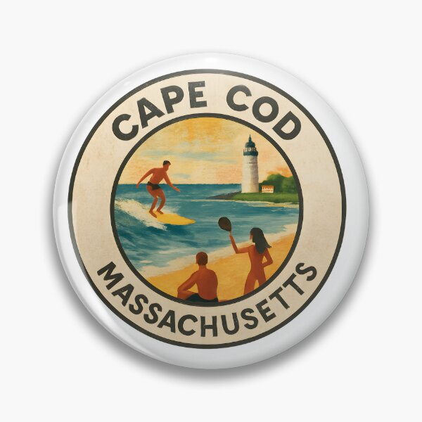 Item preview, Cape Cod Massachusetts Coastal Beach Scene designed and sold by inkNext.