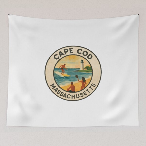 Item preview, Cape Cod Massachusetts Coastal Beach Scene designed and sold by inkNext.
