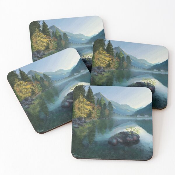 Item preview, Crystal Clear Mountain Lake designed and sold by Juniper's Art.