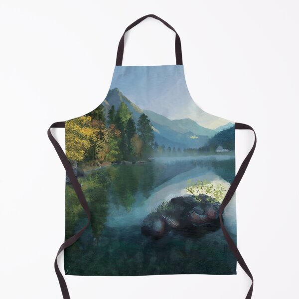 Item preview, Crystal Clear Mountain Lake designed and sold by Juniper's Art.