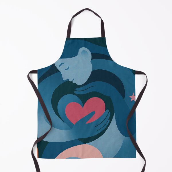 Item preview, Embracing Self Love – Abstract Feminine Art with Heart and Stars designed and sold by Charisma Enigma.