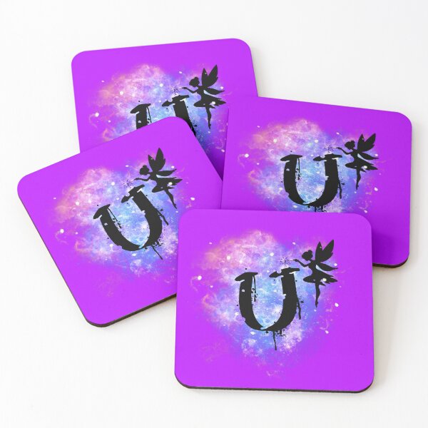 Item preview, Letter U – Unique Fairy Alphabet U on Starry Night Canvas designed and sold by Lunaria Arts.
