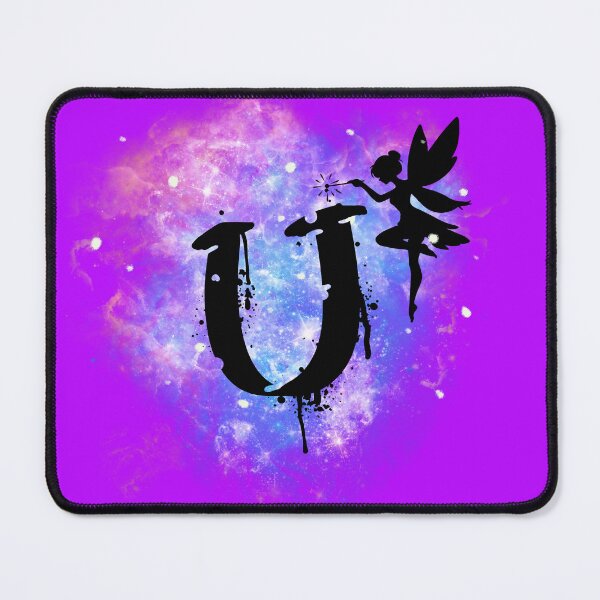 Item preview, Letter U – Unique Fairy Alphabet U on Starry Night Canvas designed and sold by Lunaria Arts.