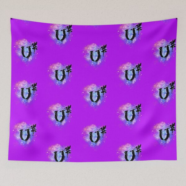 Item preview, Letter U – Unique Fairy Alphabet U on Starry Night Canvas designed and sold by Lunaria Arts.