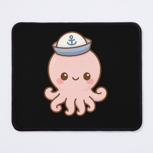 Item preview, Kawaii Crab with Hat – Cute Beach Design designed and sold by ALBANAT.