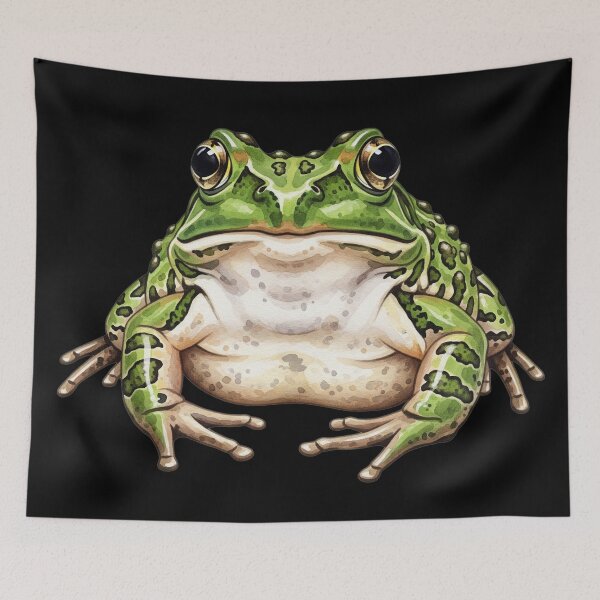Item preview, Green frog designed and sold by 4rtistcDrift.
