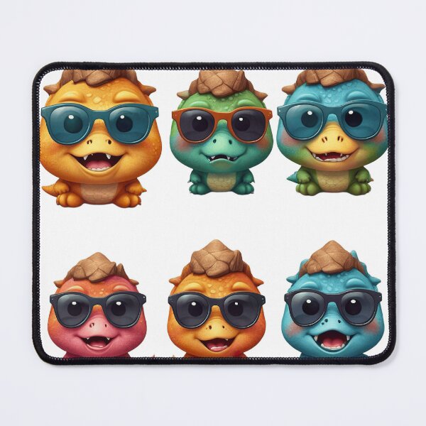 Item preview, Swaggy Dino Crew Collection Punk Dino Biker Gang - AI Art designed and sold by FormIsle.
