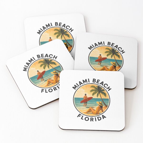 Item preview, Miami Beach Florida Tropical Sunset designed and sold by inkNext.