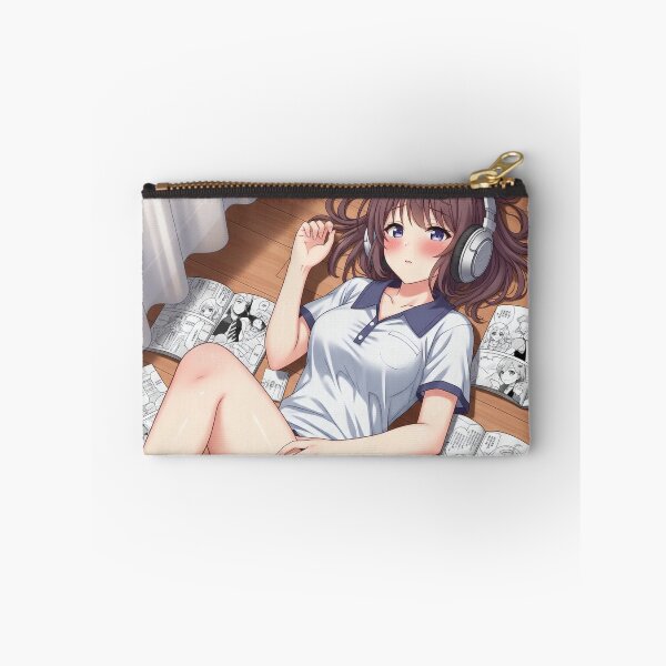 Item preview, Shy and sweet Wiafu, listening to music, reads manga designed and sold by GerwantSHOP.