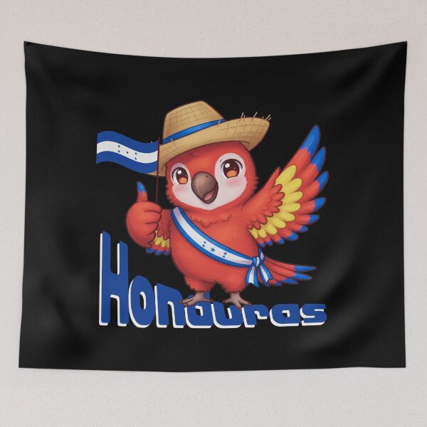 Item preview, National Bird of Honduras with Flag designed and sold by Claustronautas.