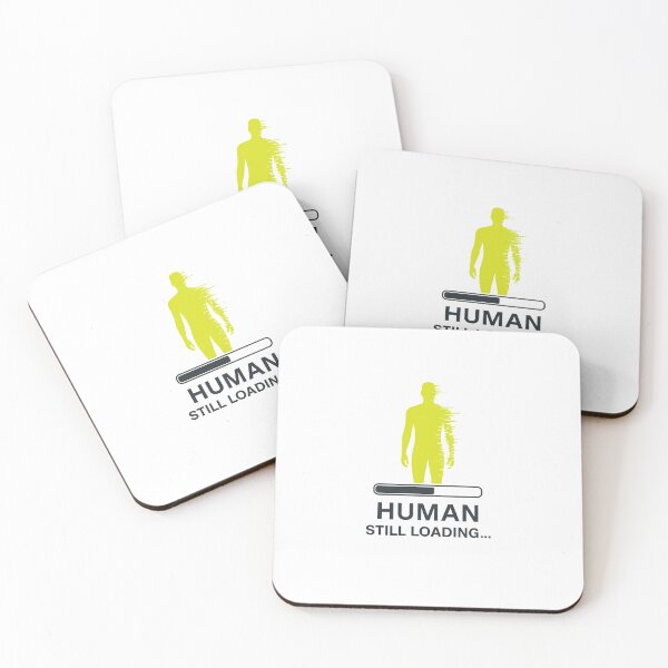 Item preview, Human Still Loading – Glitchcore Design designed and sold by Liv Solara.