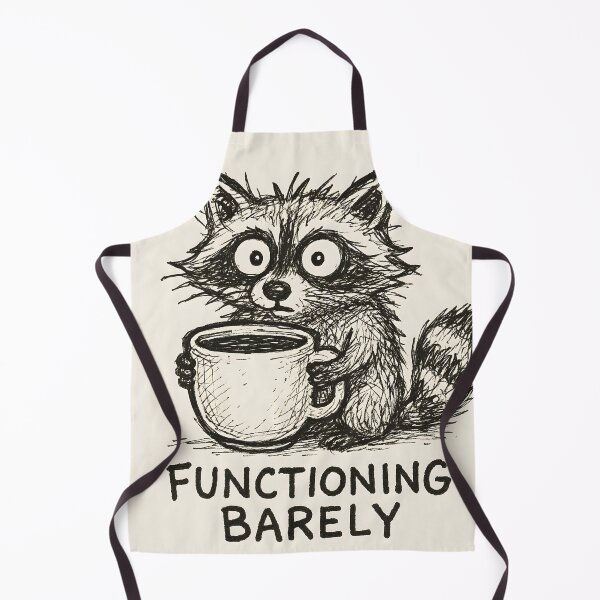 Item preview, Functioning Barely Raccoon Coffee Mug designed and sold by SassyArtistry.