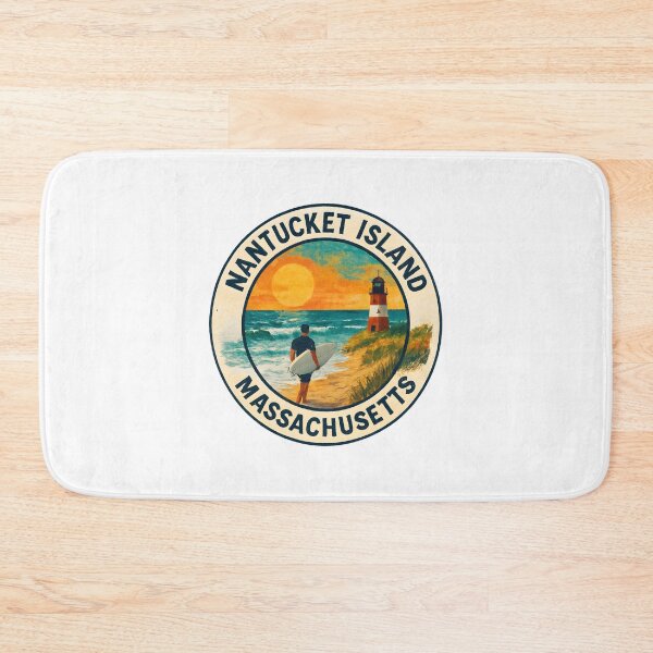 Item preview, Nantucket Island - Massachusetts Coastal Summer Scene designed and sold by inkNext.