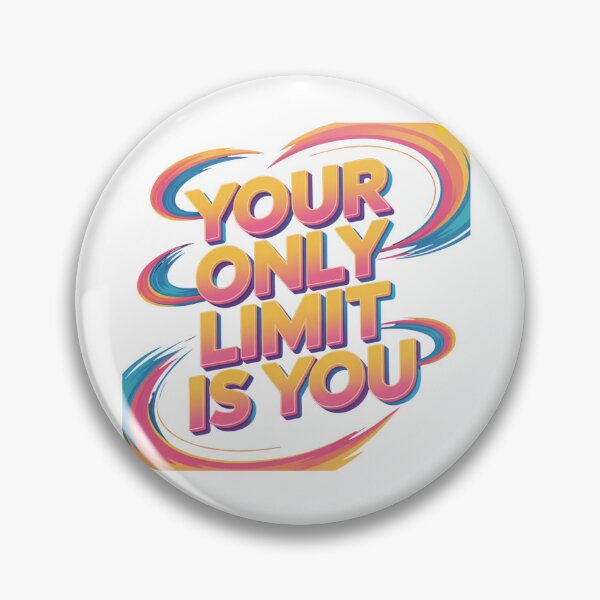 Item preview, Your Only Limit Is You – Bold Motivational Typography designed and sold by ArtByYunus.