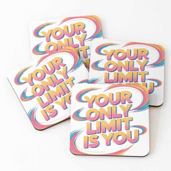 Item preview, Your Only Limit Is You – Bold Motivational Typography designed and sold by ArtByYunus.