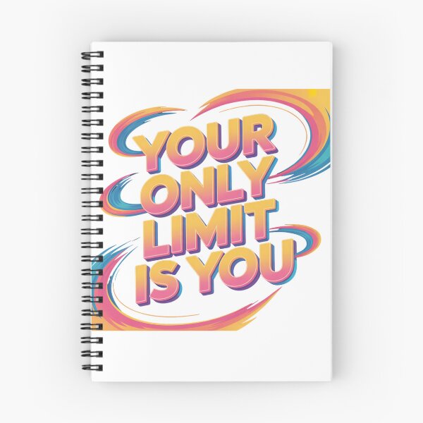 Item preview, Your Only Limit Is You – Bold Motivational Typography designed and sold by ArtByYunus.
