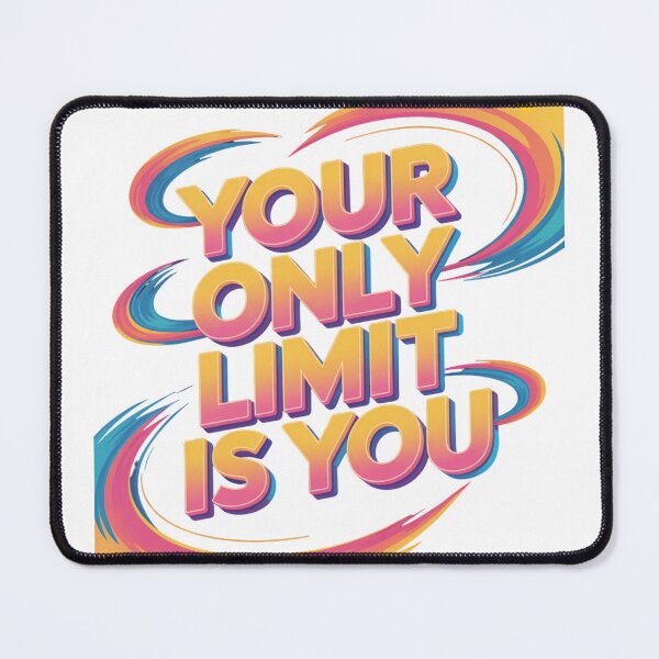 Item preview, Your Only Limit Is You – Bold Motivational Typography designed and sold by ArtByYunus.