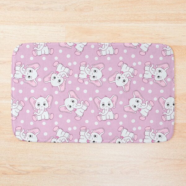 Item preview, Wonky elephants on pink designed and sold by QuirkyCraftz.