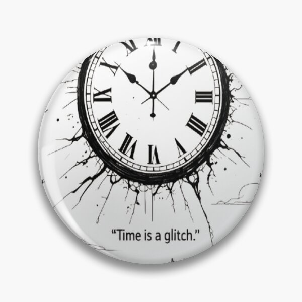 Item preview, Time is a glitch designed and sold by Ic0nArt.