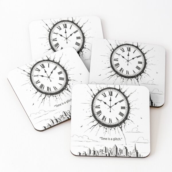 Item preview, Time is a glitch designed and sold by Ic0nArt.
