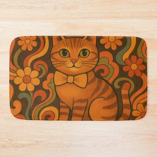 Item preview, Groovy Retro Cat designed and sold by SassyArtistry.