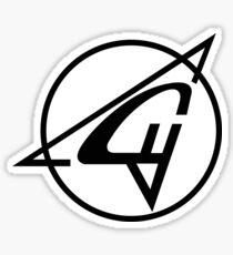 Sukhoi Aircraft Logo (Black) Sticker