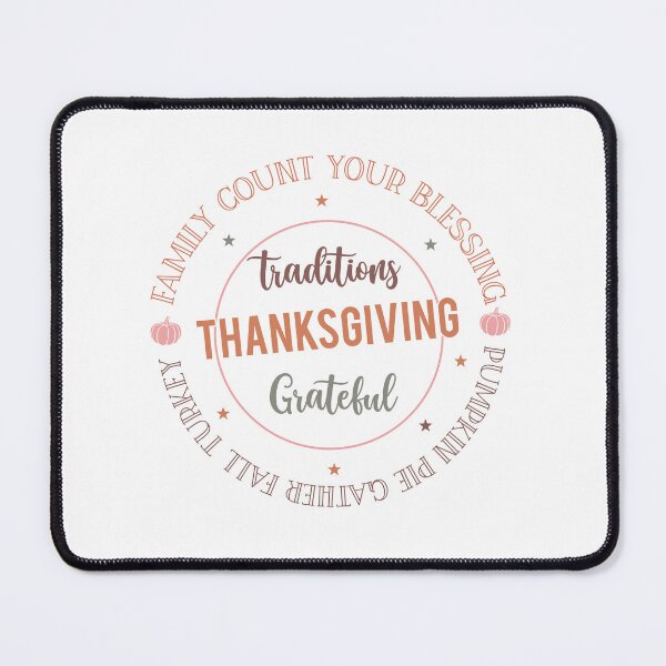 Item preview, Count Your Blessings – Grateful Thanksgiving Family designed and sold by artcultreone.