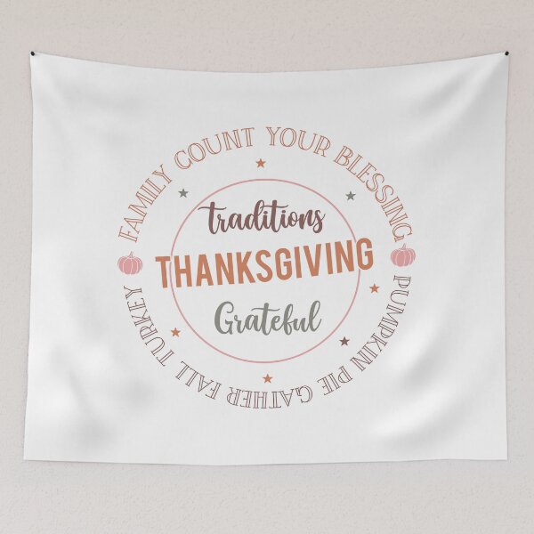Item preview, Count Your Blessings – Grateful Thanksgiving Family  designed and sold by artcultreone.