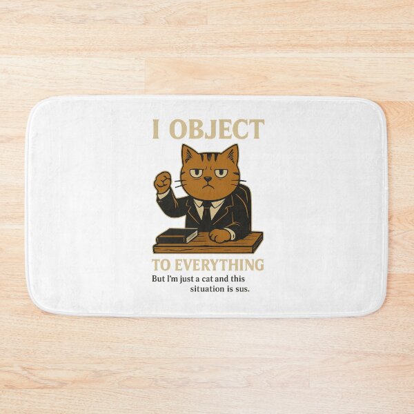 Item preview, I Object to Everything – Grumpy Cat Lawyer Meme Design designed and sold by Skyla007.
