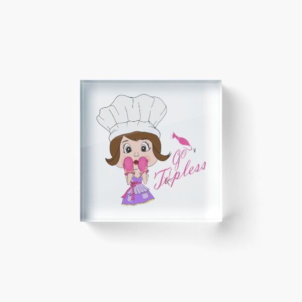 Item preview, Tipless Baking T-Shirt designed and sold by CatTail.