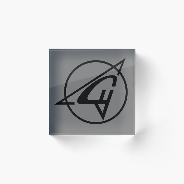 Sukhoi Aircraft Logo (Black) Acrylic Block