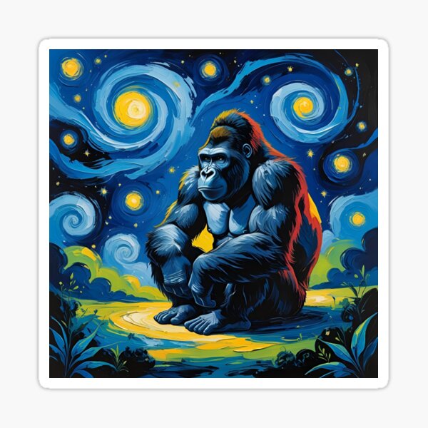 Item preview, Gorilla Art designed and sold by Art-Design-EM.