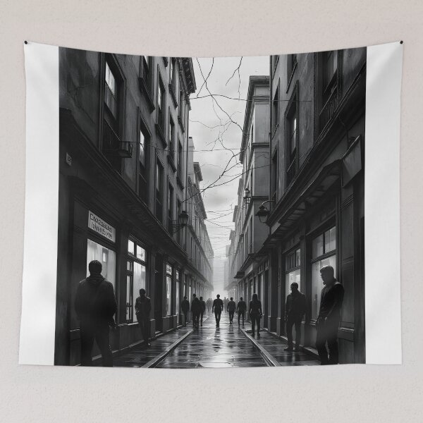 Item preview, Echoes of Solitude in the Urban Abyss designed and sold by oanaunciuleanu.