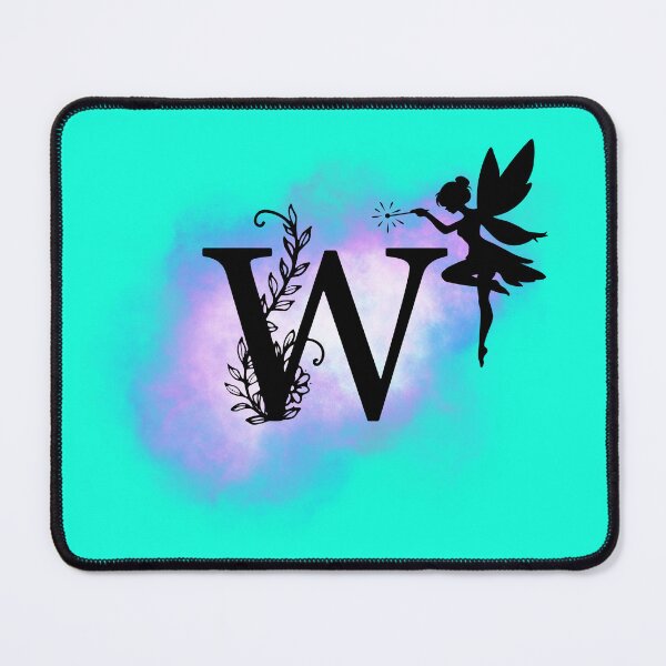 Item preview, Letter W – Whimsical Starry Alphabet W with Fairy Companion designed and sold by Lunaria Arts.