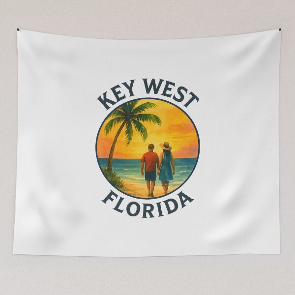 Item preview, Key West Florida Tropical Beach Vibes designed and sold by inkNext.