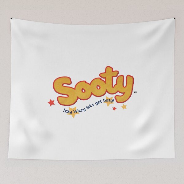 Item preview, Sooty Text Logo Izzy Wizzy designed and sold by All-And-Every.