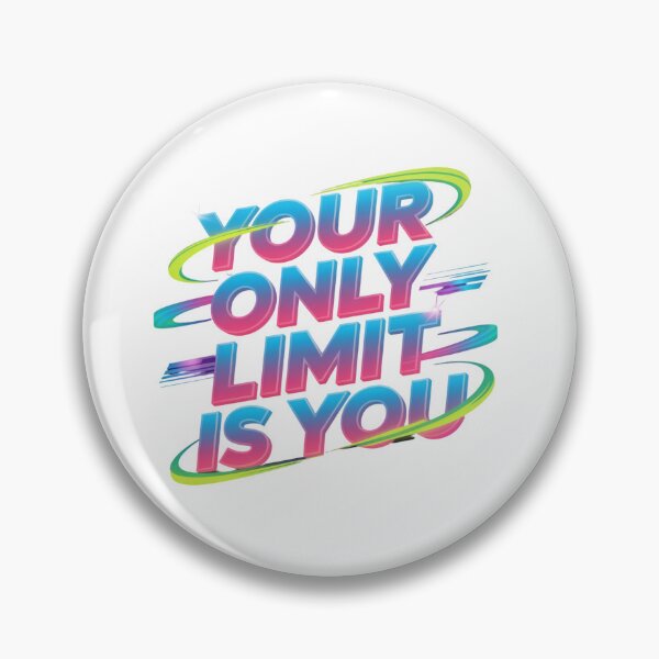 Item preview, Your Only Limit Is You – Bold Motivational Typography designed and sold by ArtByYunus.