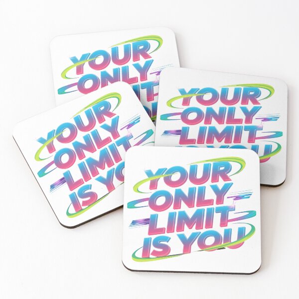 Item preview, Your Only Limit Is You – Bold Motivational Typography designed and sold by ArtByYunus.
