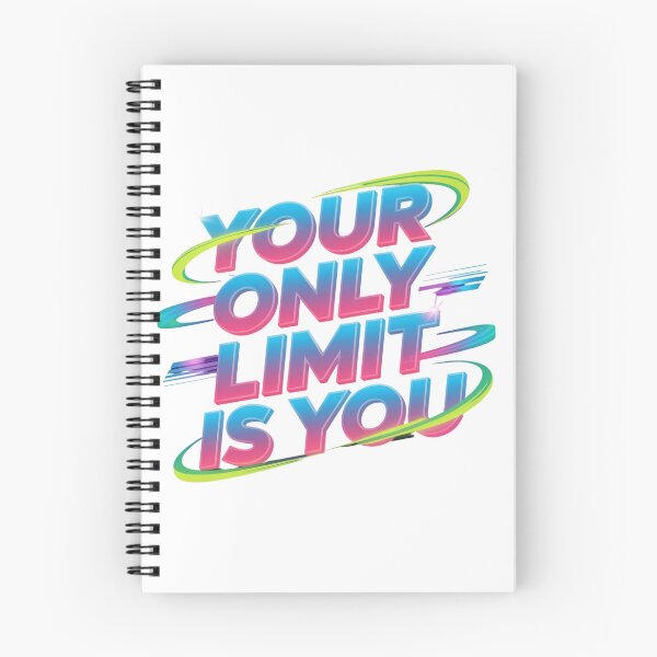 Item preview, Your Only Limit Is You – Bold Motivational Typography designed and sold by ArtByYunus.