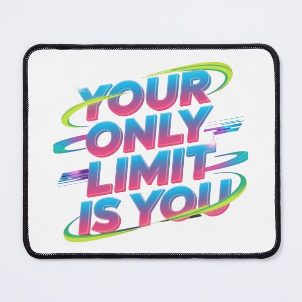 Item preview, Your Only Limit Is You – Bold Motivational Typography designed and sold by ArtByYunus.